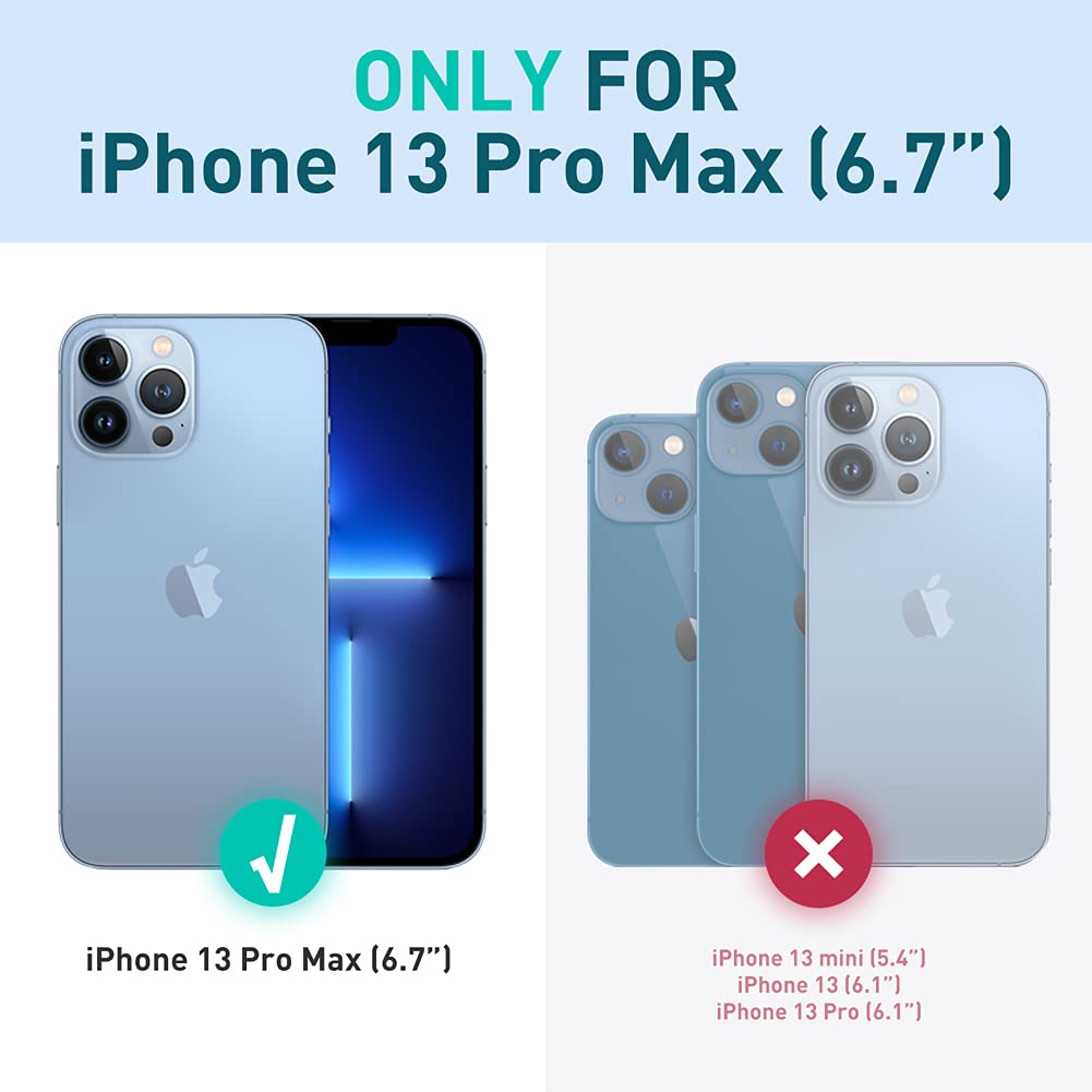 I-Blason Iphone 13 Pro Max Case (2021) 6.7 Inch Case With Built-In Screen Protector [Cosmo Series] Design Pattern Full Body Prot