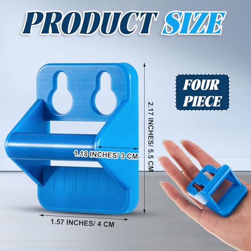 Barydat 4 Pcs Ice Bucket Hanger Bracket Ice Bucket Hook Holder Compatible with Saf T Tote for Storage Sanitary Drying Mana...