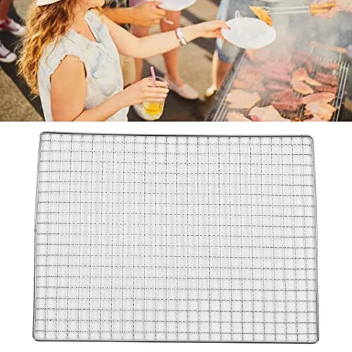 Grill Mesh Set of 3, Non Stick Barbecue Wire Mat Reusable Mesh Accessories Multi Functional BBQ Grill Mat for Picnics Camping