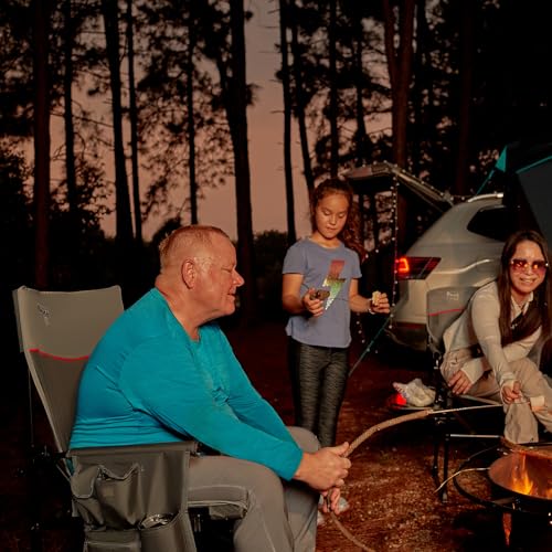 TIMBER RIDGE Oversized Heated Camping Chair for Outdoor Sports, High Back Padded Lawn Chair for Adults Support Up to 500lb...