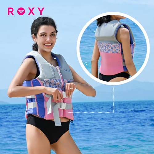 ROXY Women's Life Vest and Quiksilver Youth Life Vest, USCG and Transport Canada Approved PFD, Evoprene CGA Life Jacket fo...