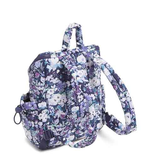 Vera Bradley Featherweight Backpack, Artist's Garden Purple, One Size