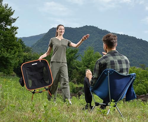 MARCHWAY Lightweight Folding Camping Chair, Portable Foldable Compact for Outdoor Camp, Travel, Beach, Picnic, Festival, H...