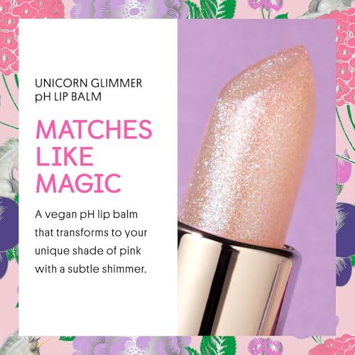 Winky Lux Unicorn Glimmer Balm -Hydrating ph Lip Balm, Natural Pink Tint with pH Color Changing, Moisturize & Soften Lips ...