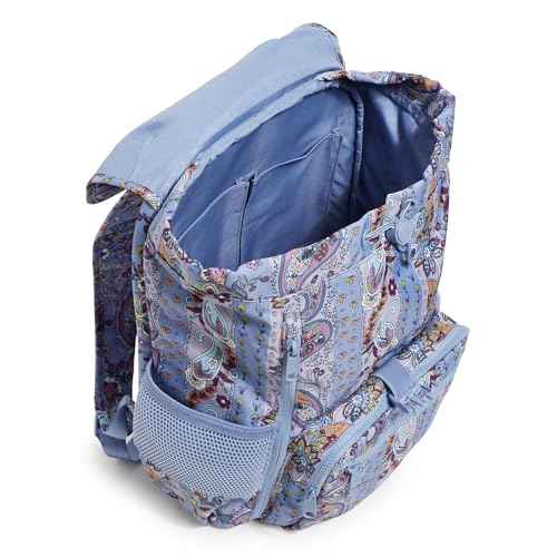 Vera Bradley Recycled Lighten Up Reactive Daytripper Backpack, Provence Paisley Stripes