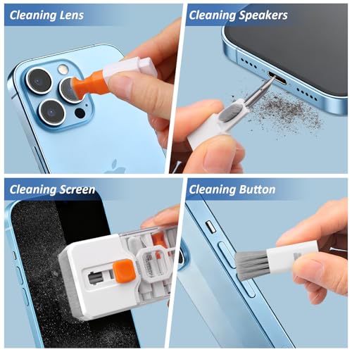 Keyboard Cleaning Kit Laptop Cleaner, 10-in-1 Computer Screen Cleaning Brush Tool, Multi-Function PC Electronic Cleaner Ki...
