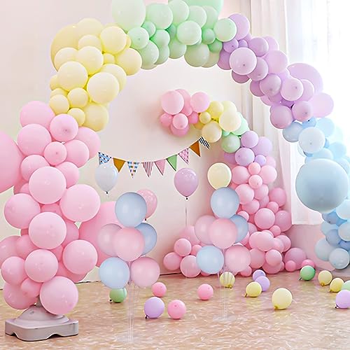 Voircoloria 6 Sets Balloon Stand Kits, Balloon Sticks with Base for Table Centerpieces Graduation Birthday Baby Shower Gen...