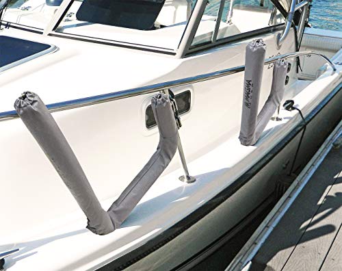 Magma Kayak/SUP Boat Rack R10-626 - 304 Stainless Steel Storage for Kayaks & Paddle Boards - Fits Standard Round Rail - In...