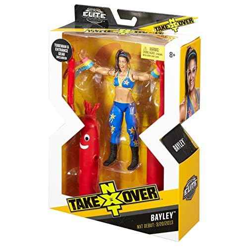 WWE NXT Takeover Elite Action Figure Bayley with Entrance Gear and Tube Man