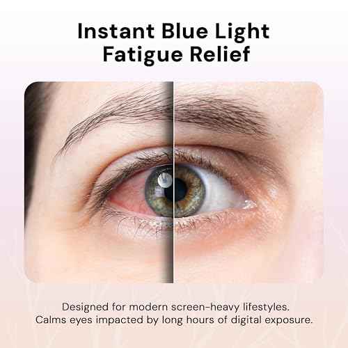 Glitch Self Heating Eye Mask - Steam Eye Mask for Dry Eyes, Soothing Relief, Stress Reduction - Disposable Warm Eye Compress Moist Heat