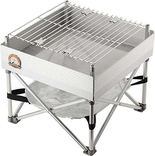 Fireside Outdoor Trailblazer Pop-Up Fire-pit 12"x12" - Camp Stove, Portable Fire Pits for Outside Wood Burning Stove, Port...