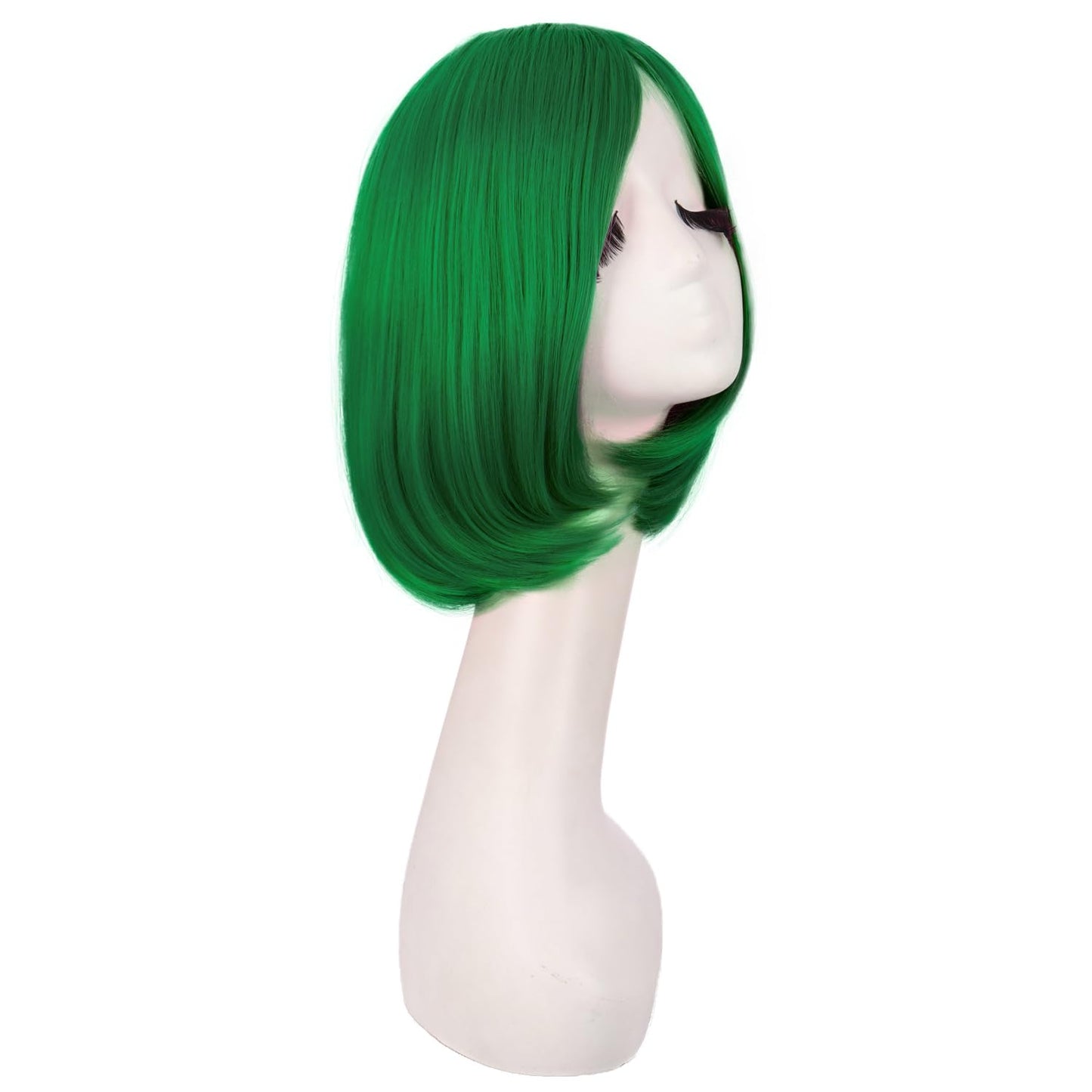 MapofBeauty 12 Inch/30 cm Fashion Unisex Short Straight Beauty Wig (Grass Green)