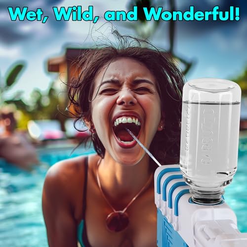 Funwares 6oz Party Drink Dispenser – Food-Safe Shot Glass-Style Sprayer for Adults, Leak-Resistant, Mess-Free Fun for Pool...