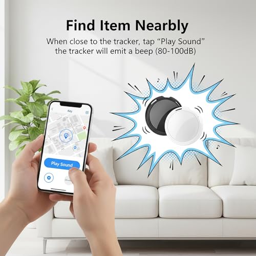 2 Pack No Subscription GPS Tracker for Vehicles Work with Find My (iOS Only) Magnetic Case Real-Time Mini Car Tracker Tag ...