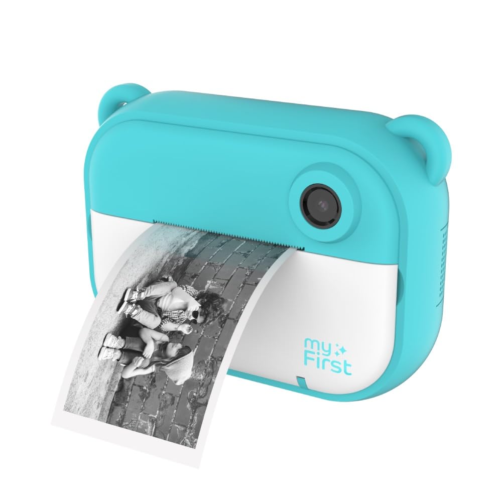Kids Instant Print Camera Myfirst Camera Insta 2 With 12Mp Photos 1080P Video Selfie Lens Christmas Birthday Gifts For Boys Ages