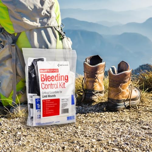 First Aid Only 91512 Critical Essentials Bleeding Control Kit for Limb Wounds, 7 Pieces