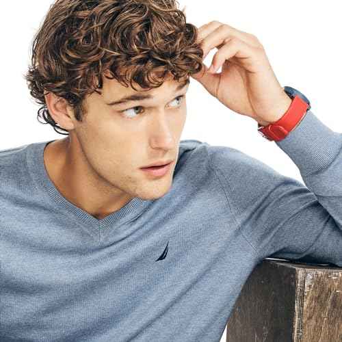Nautica Mens Navtech V-Neck Sweater