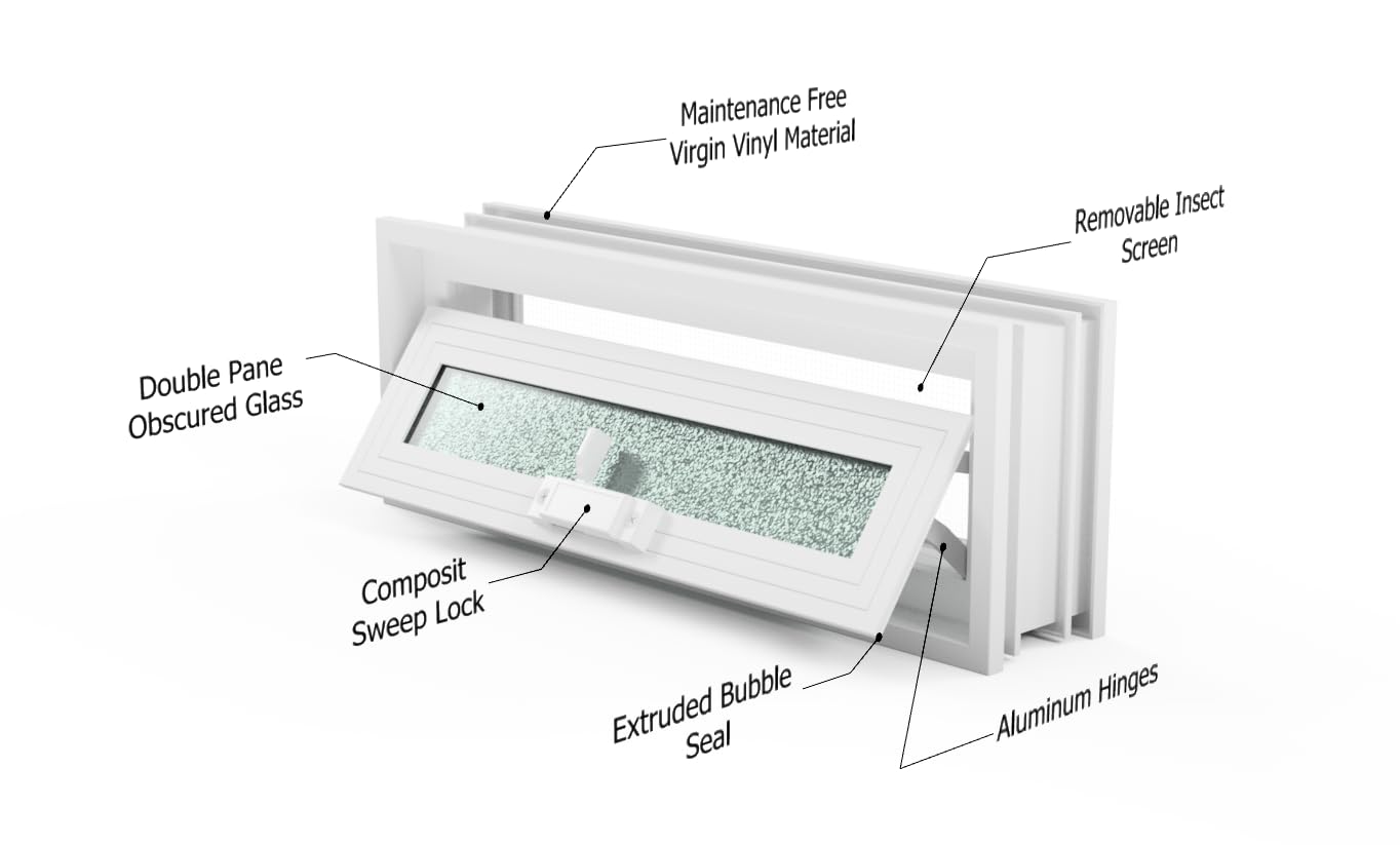 Crawl Space Vent - for 16" x 6" Foundation Openings