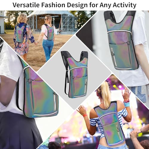 CTSAYCTL Hydration Backpack,Water Backpack with 2L Water Bladder,Festival Essential-Rave Hydration Pack,Lightweight Insula...