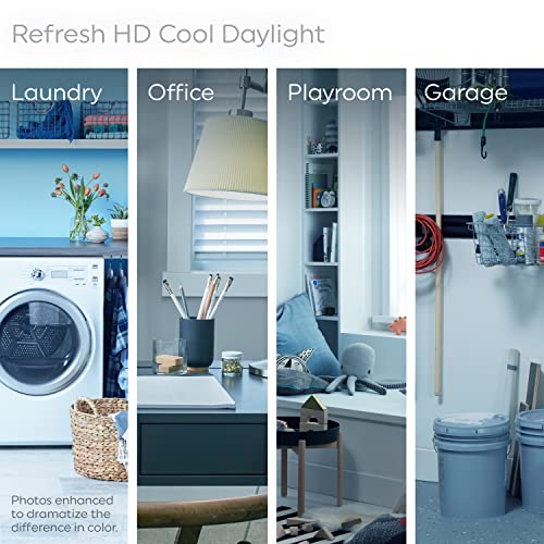 GE Refresh LED Light Bulbs, 65 Watt, Daylight, BR30 Indoor Floodlights (2 Pack)