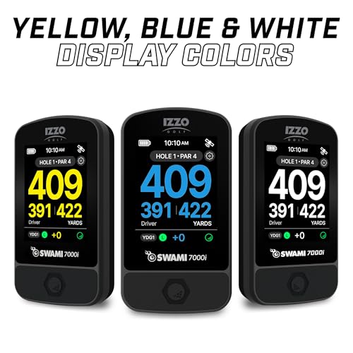 Izzo Swami Golf GPS Rangefinder - Color Display & Scorekeeper