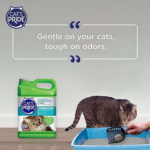 Cat's Pride Premium Lightweight Clumping Litter: Complete Care - Up to 10 Days of Powerful Odor Control - Hypoallergenic -...