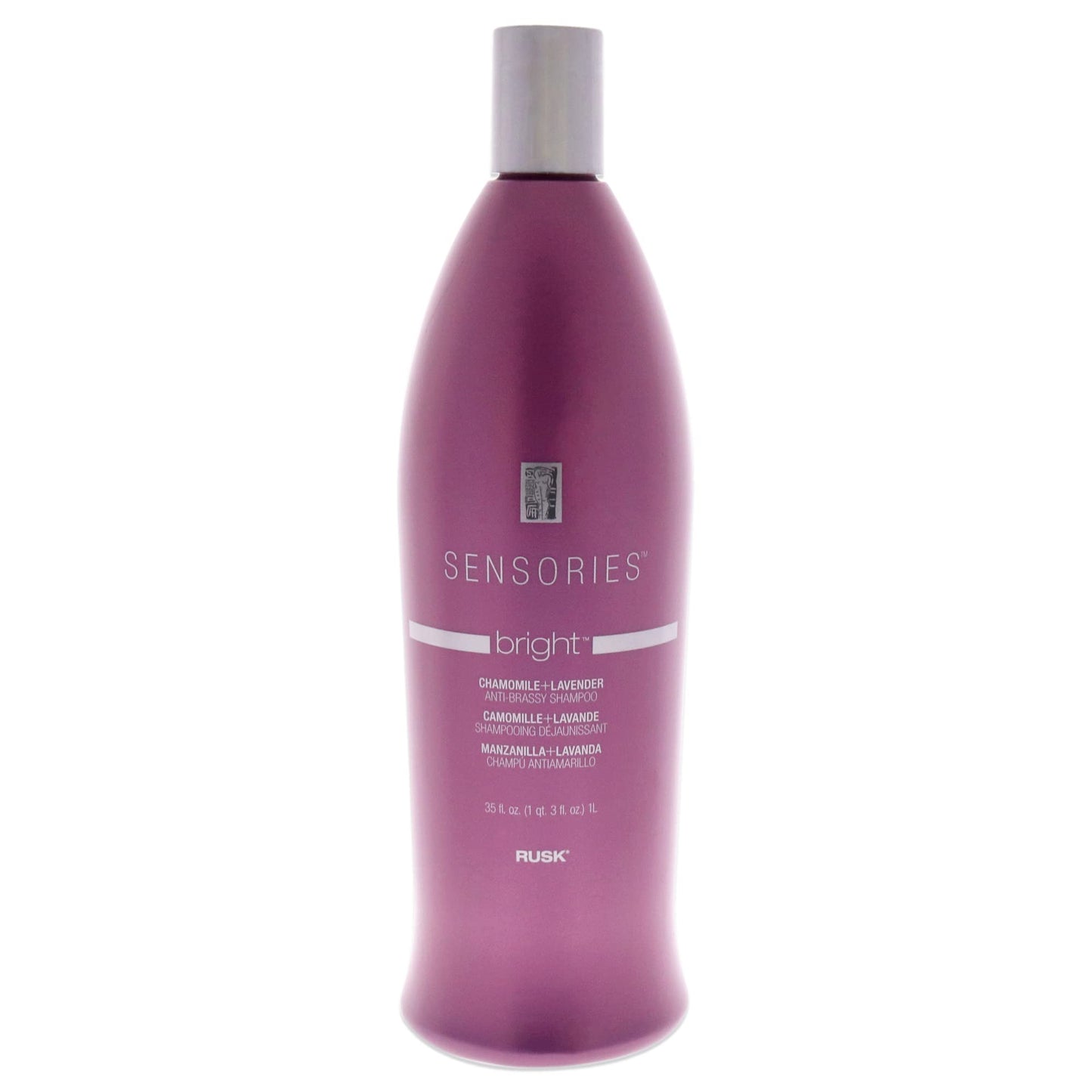 RUSK Sensories Bright Chamomile and Lavender Brightening Shampoo, Color-Enhancing Conditioner Improves Color and Tone for, Dull