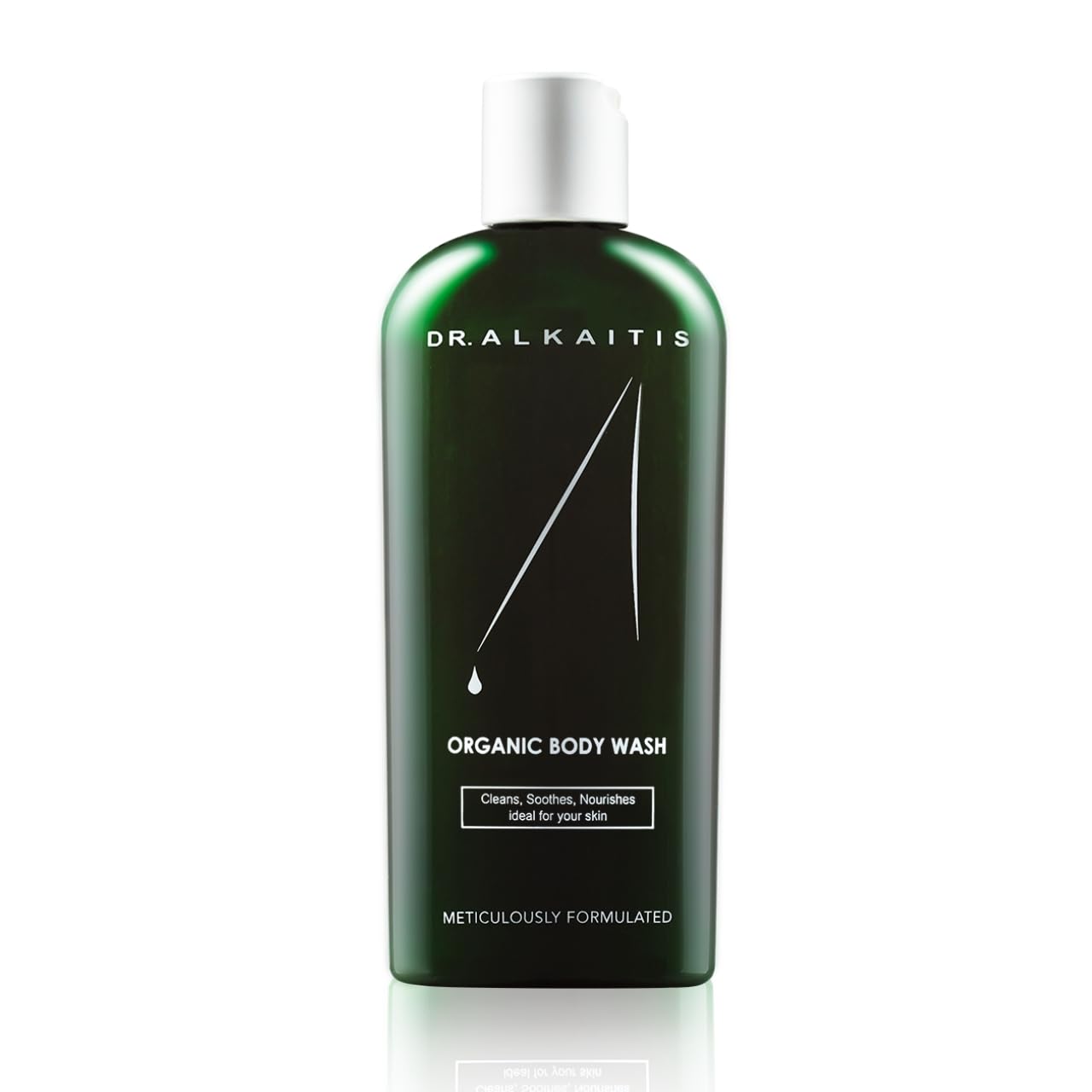 DR. ALKAITIS Organic Body Wash - Gentle pH-Balanced Cleanser with Aloe, Herbs & Sea Botanicals - Sulfate-Free Formula (240ml/8oz