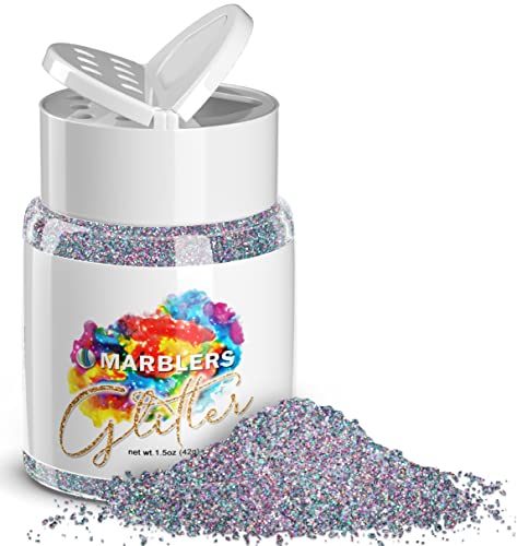 MARBLERS Holographic Glitter [Holo Fairy Powder] 1.5oz (42g) | Fine | Non-Toxic, Vegan, Cruelty-Free | Face, Body, Eyeshad...
