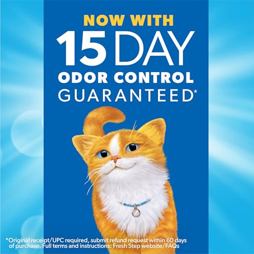 Fresh Step Light Weight Advanced Extreme Cat Litter with Febreze Freshness, Extra Strength Formula Clumping Litter, 25 lb...