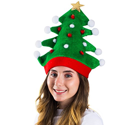 Tigerdoe Christmas Hats - 5 Pack Holiday Photo Booth Props - Santa Hat - Elf Hat - Xmas Party Supplies