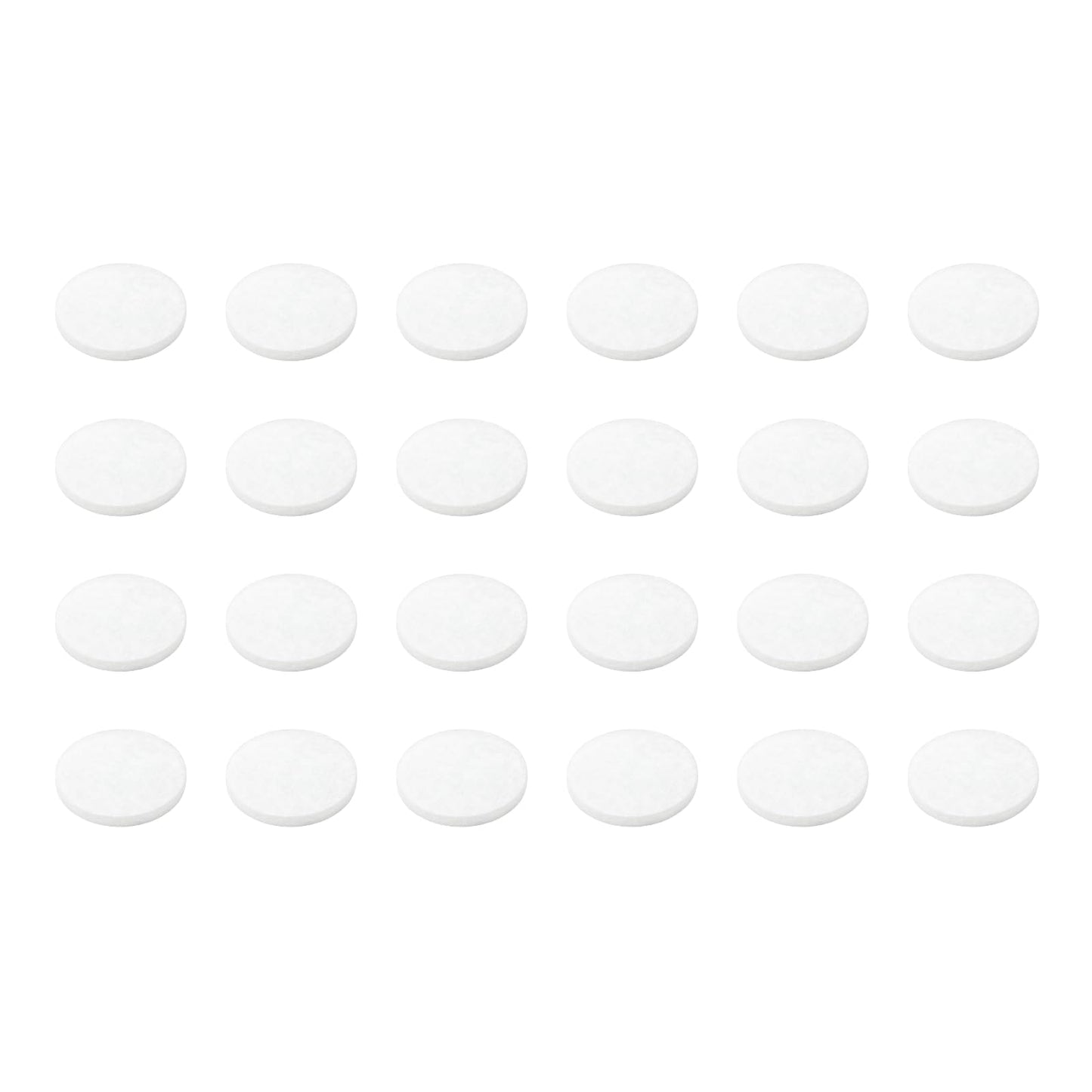 Nispira Disposable Replacement Filters Compatible with Omron Healthcare Filters 1/2" NE-C18 NE-C25 C30FL 9930, 24 Pack White
