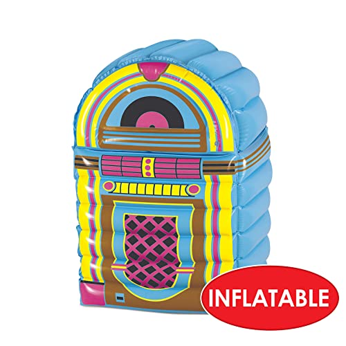 Beistle Inflatable Cooler – 50's & 80's Party Decorations, Drink Containers, Beverage Cooler, Music Themed Decorations: De...