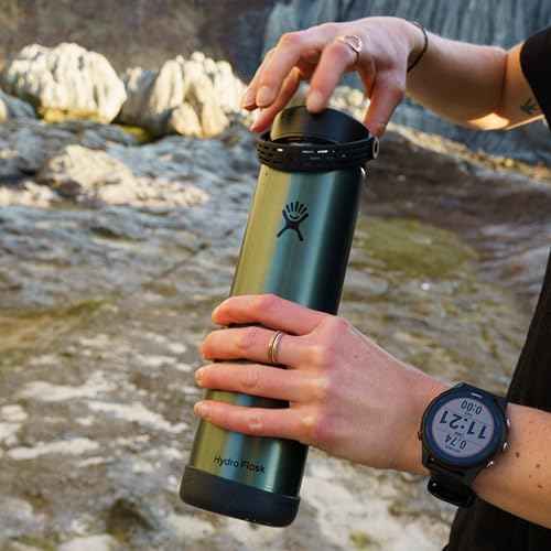 Hydro Flask 40 Oz Lightweight Trail Series Wide Flex Cap Quartz- Hiking Water Bottle