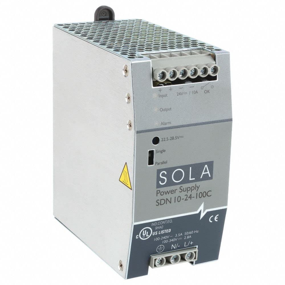 Dc Power Supply, 24Vdc, 10A, 60Hz