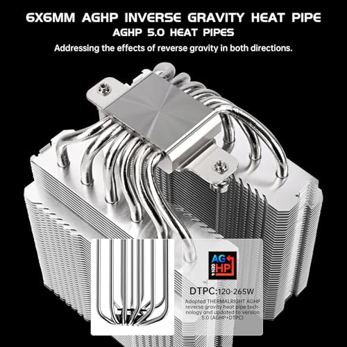 Thermalright Peerless Assassin 120 SE V2 CPU Cooler, TL-C12C 120mm Fans, 1850RPM, 6 Heat Pipes, for AMD AM4/AM5 & Intel LG...