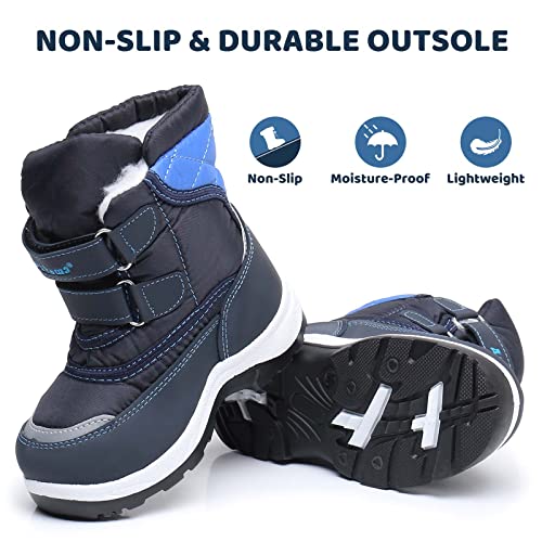Apakowa Kid's Boys Girls Winter Snow Boots (Toddler/Little Kid)