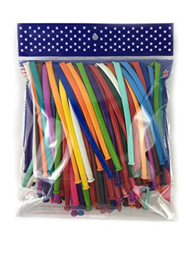 KADBANER 260Q Long Balloons 100 Pack latex balloons Graduation Wedding Reunion Party Birthday