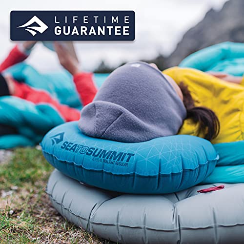 Sea to Summit Aeros Ultralight Inflatable Camping and Travel Pillow, Regular (14.2 x 10.2) Grey