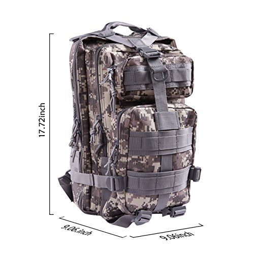 HDE Tactical Military Backpacks 20L MOLLE Bug Out Bag Survival Backpack