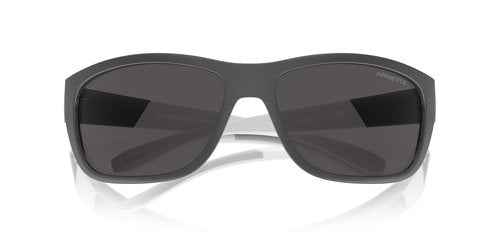 ARNETTE Sunglasses AN 4337 284187 Dark Grey/White Matte/Shiny/Grey Policarbona