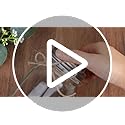 XunYee 10 Set Mason Jar Table Centerpiece with Flower Mason Jar Flower Centerpiece Vases Decor for Engagement Party Bridal...