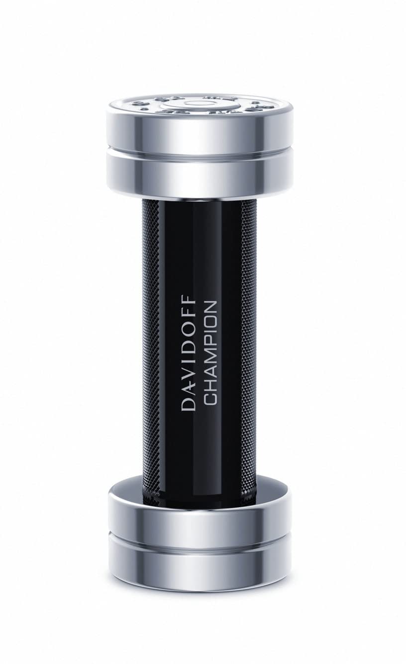 Davidoff Champion Eau de Toilette - Woody Men's Cologne - With Notes of Bergamot, Clary Sage & Oakmoss - Long Lasting Fragrance