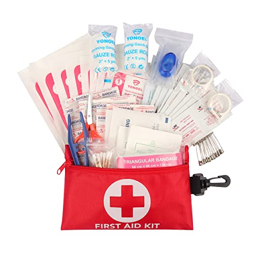 Galaxylense 128 Pcs First Aid Kits Small for Survival Emergency Trauma Military Tactical Medical School Office Home Travel...