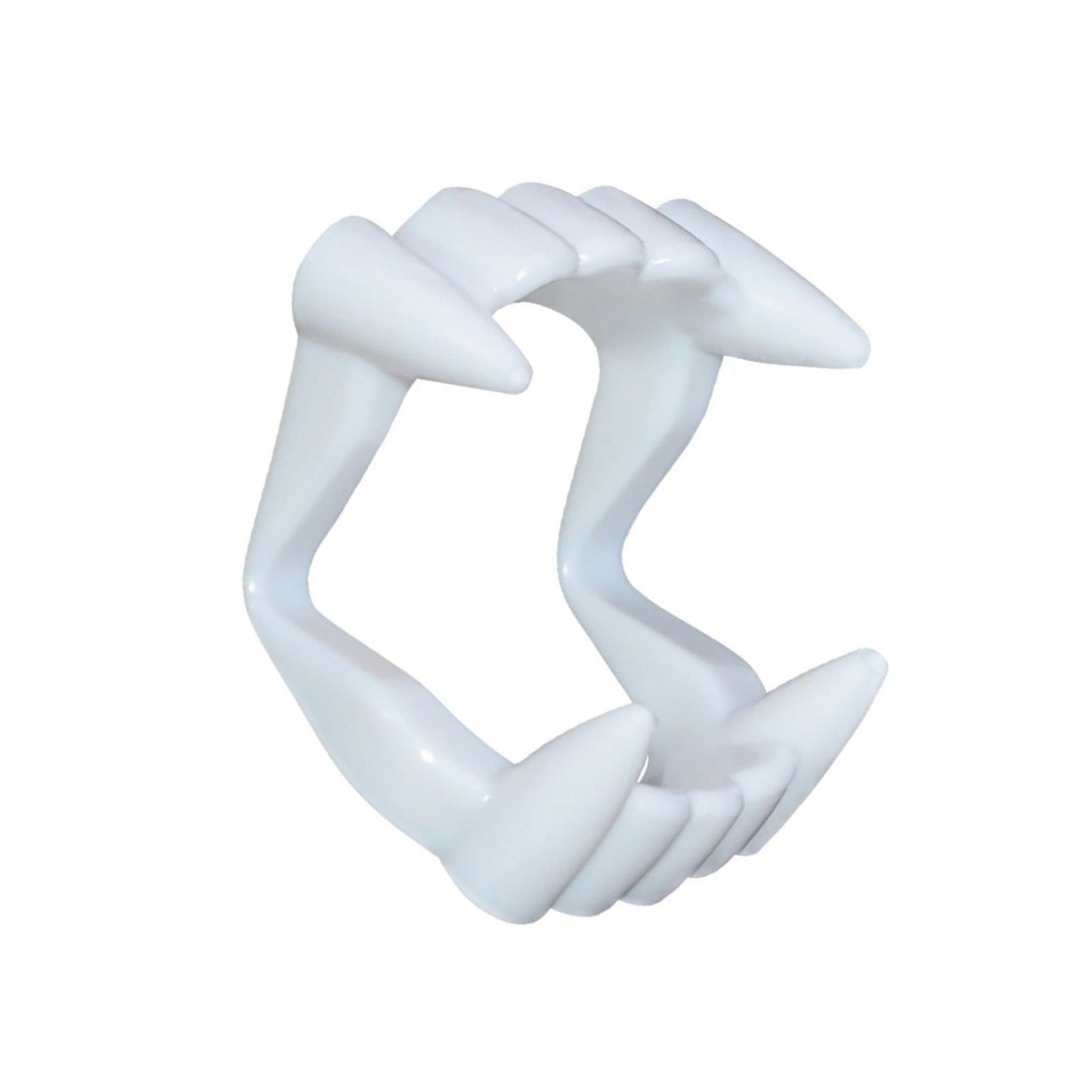 DELIGHTBOX 12 Vampire Fangs Plastic Teeth, Werewolf Masquerade Teeth Dress Up Costume Fangs Halloween Cosplay Party Favors for Supplies Masquerade Christmas