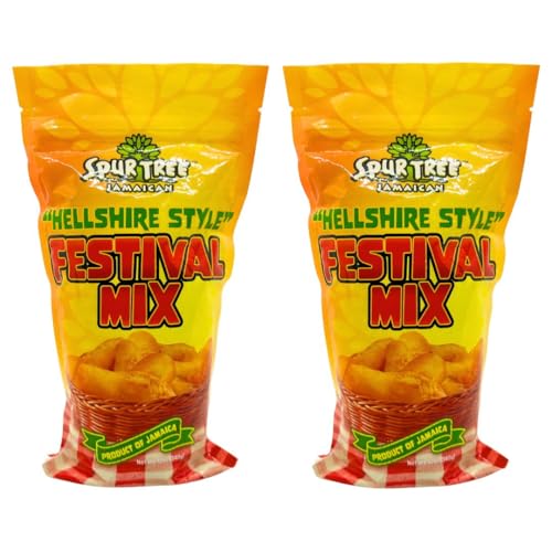 Spur Tree Jamaican Hellshire Style Festival Mix - Seasoned Coating for Crispy Flavor - Frying Magic for Deliciously Easy M...
