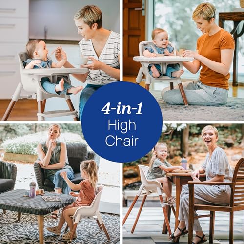 Chicco Zest LE 4-in-1 Folding High Chair, Feeding Chair, Toddler Chair and Youth Stool, Multi-Use Easy Clean High Chair | ...