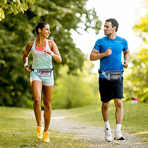 Clear Fanny Pack Stadium Approved Transparent Waist Bag for Women,Fashion Belt Bag Bum Bag for Festival Travel Beach Conce...