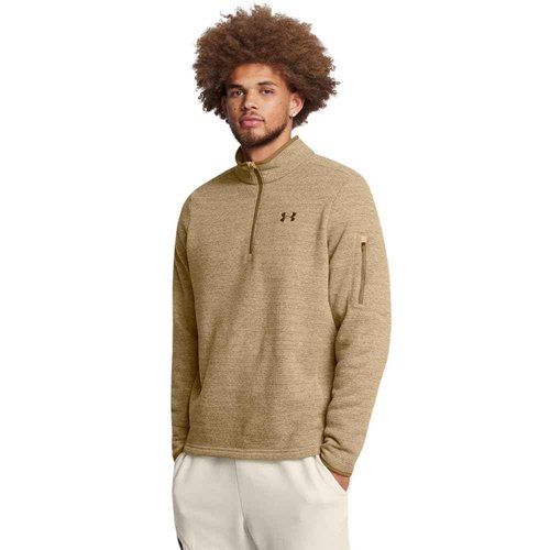Under Armour Men's Specialist Quarter Zip, (263) Camel / / Coyote, Large