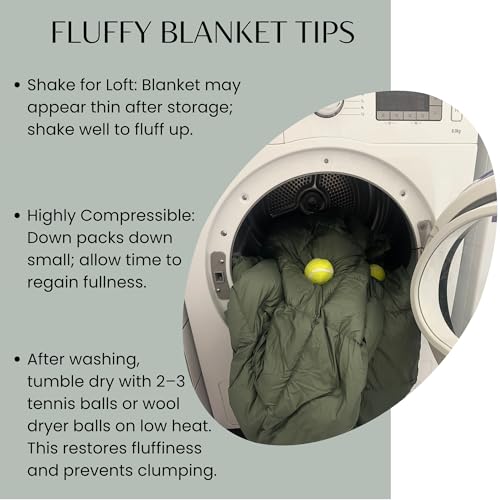 Noora North Down Camping Blanket with Footbox – Lightweight, Packable, Water Resistant Backpacking Quilt & Warm Puffy Comp...